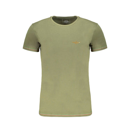 Aeronautica Militare Green Cotton T-Shirt Aeronautica Militare