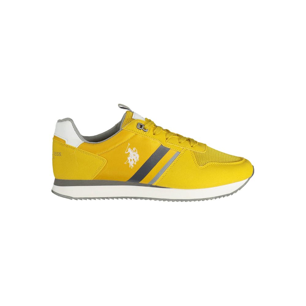 U.S. POLO ASSN. Radiant Yellow Sports Sneakers with Contrasting Details U.S. POLO ASSN.