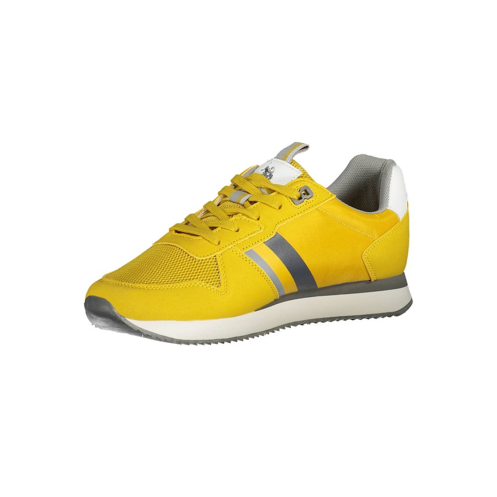 U.S. POLO ASSN. Radiant Yellow Sports Sneakers with Contrasting Details U.S. POLO ASSN.