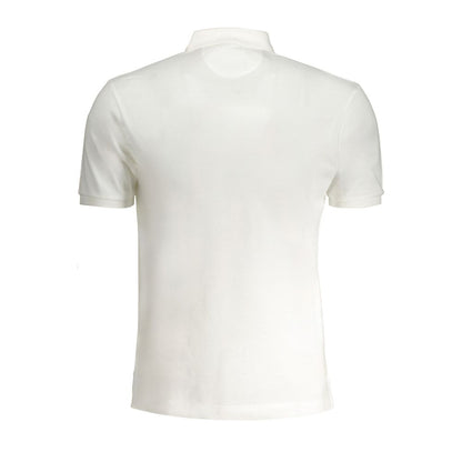 La Martina White Cotton Polo Shirt La Martina