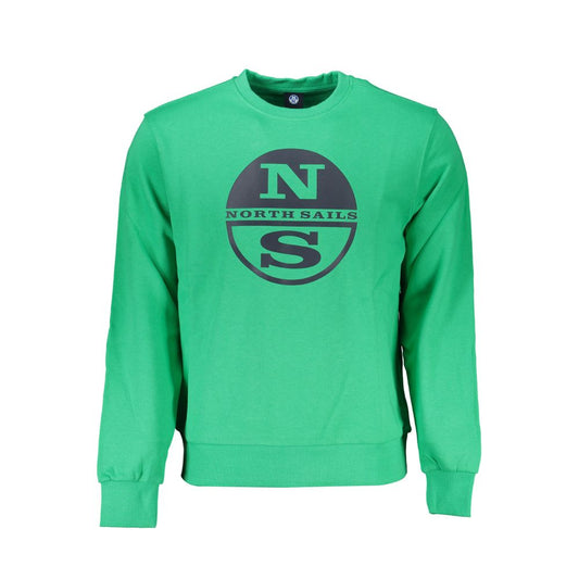 North Sails Green Cotton Sweater North Sails