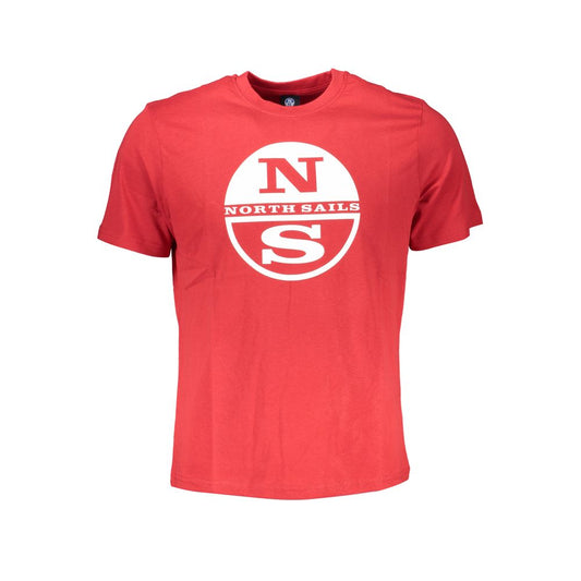 North Sails Red Cotton T-Shirt North Sails