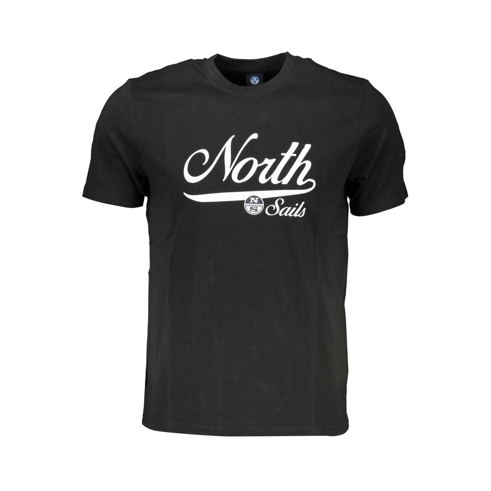 North Sails Black Cotton T-Shirt North Sails