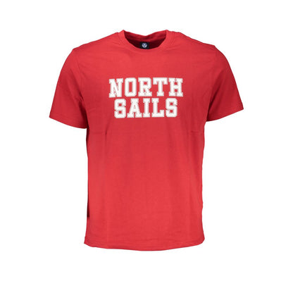 North Sails Red Cotton T-Shirt North Sails