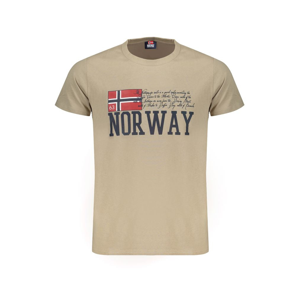 Norway 1963 Beige Cotton T-Shirt Norway 1963