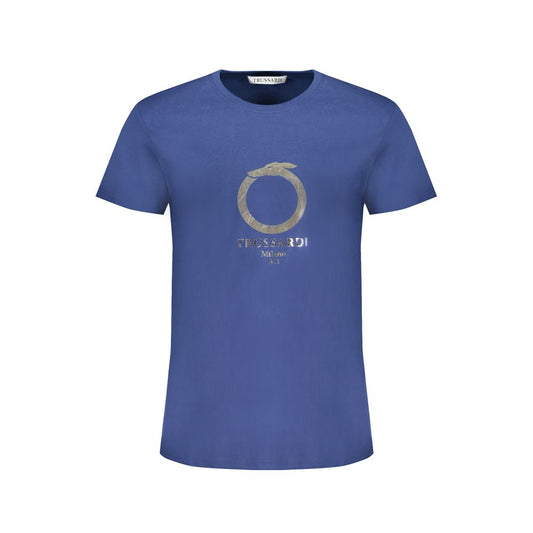 Trussardi Blue Cotton T-Shirt Trussardi