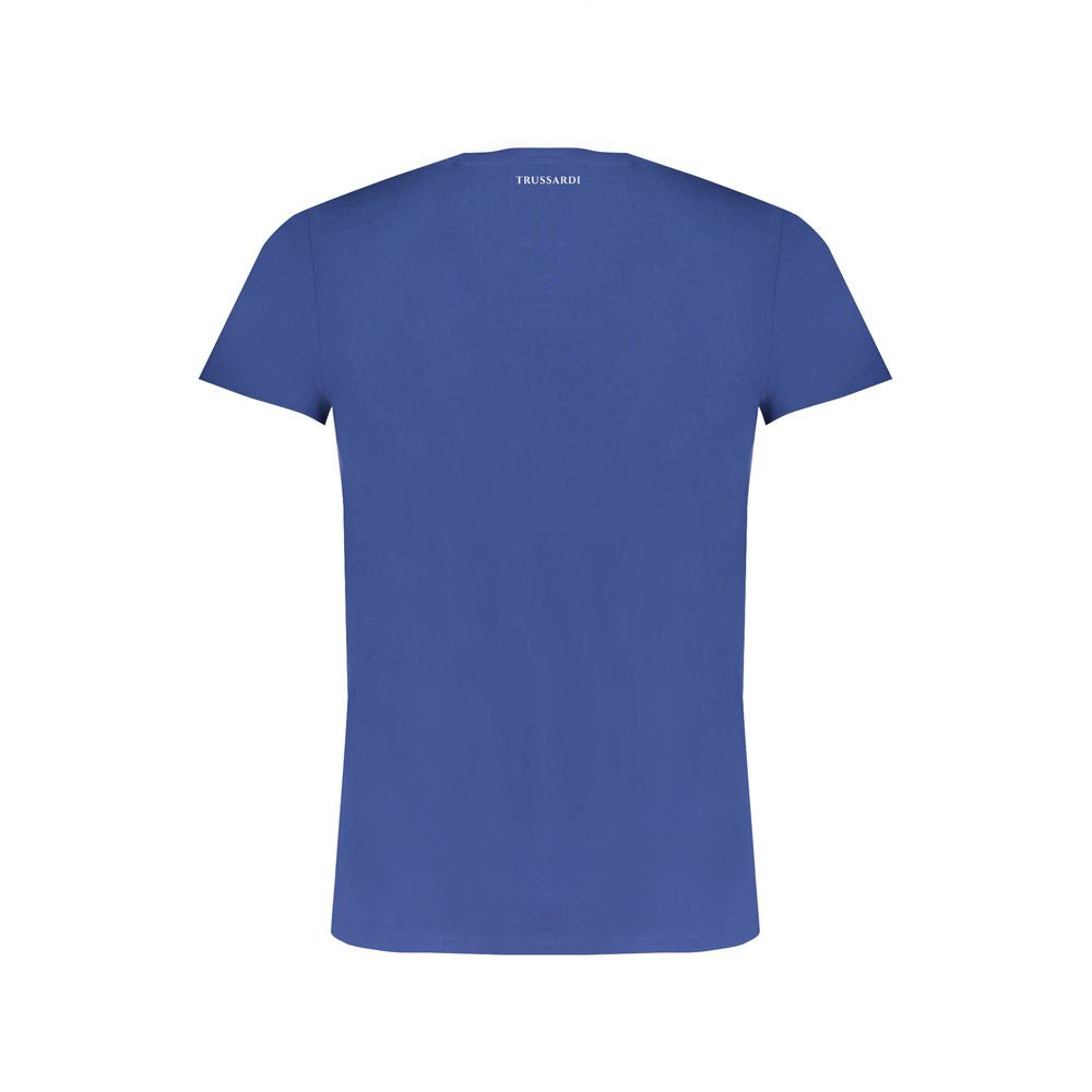 Trussardi Blue Cotton T-Shirt Trussardi