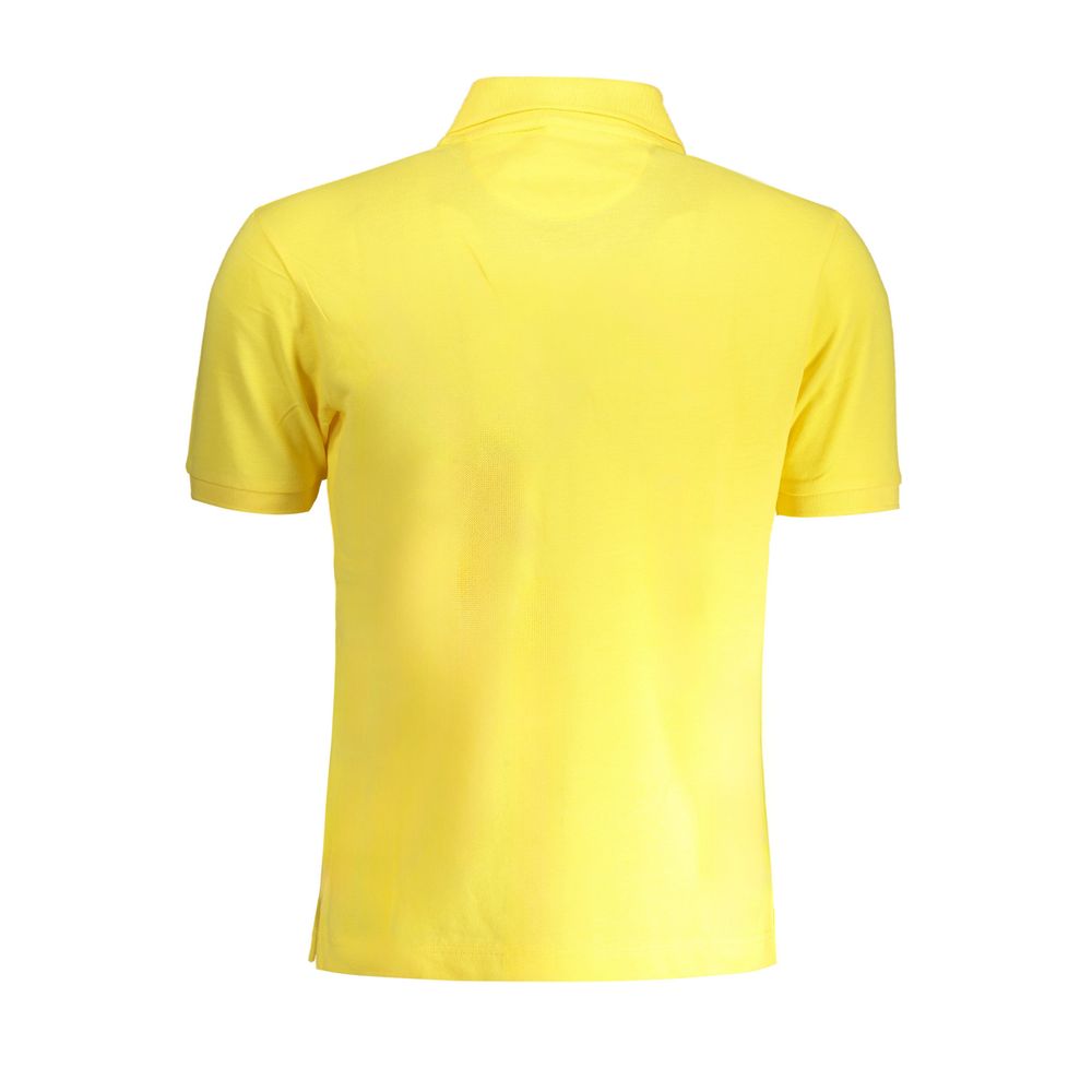 La Martina Yellow Cotton Polo Shirt La Martina