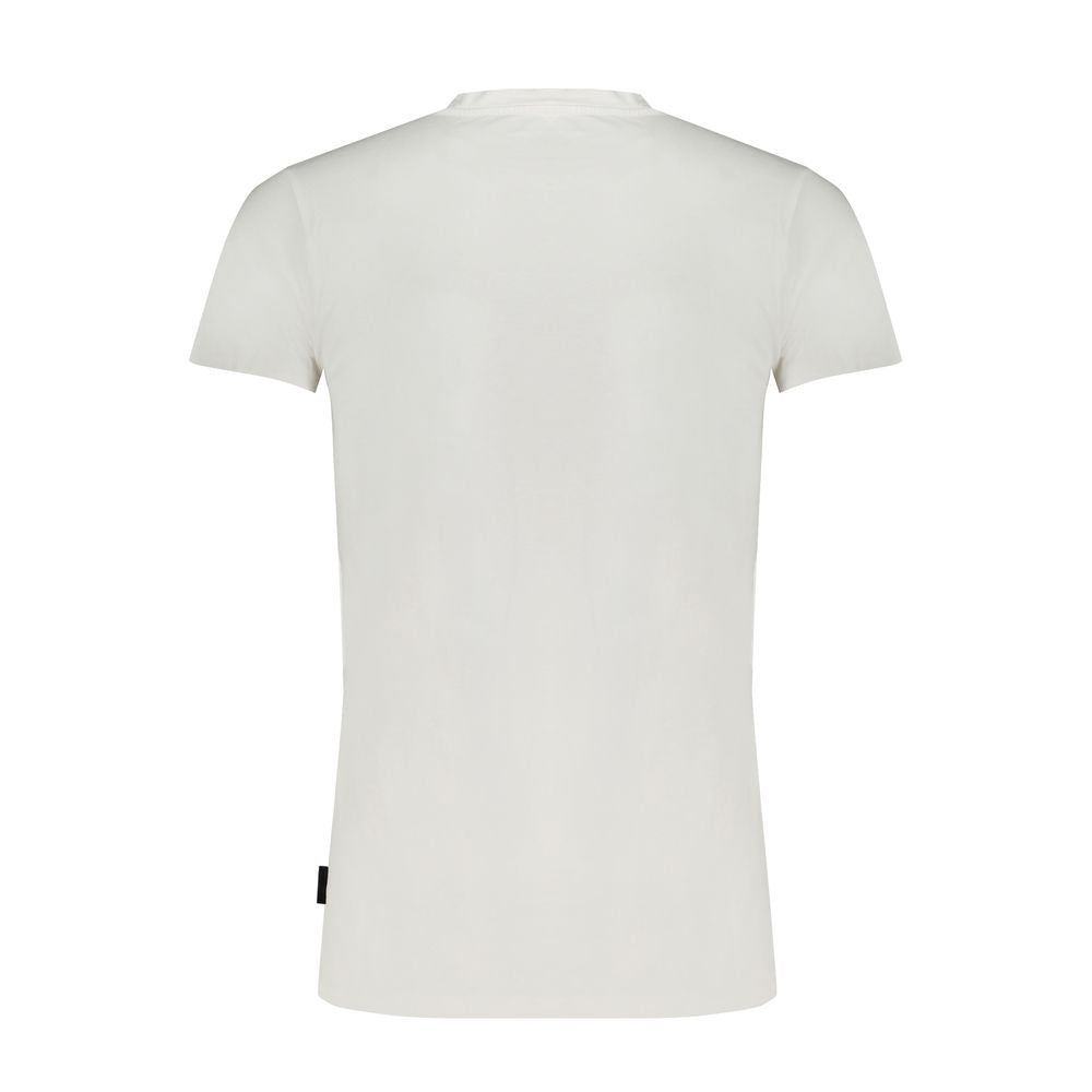 Gaudi White Cotton T-Shirt Gaudi