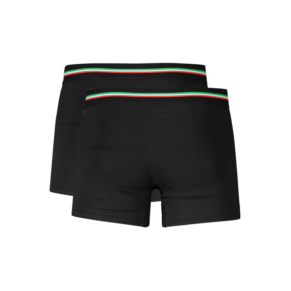 Aeronautica Militare Black Cotton Underwear