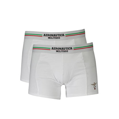 Aeronautica Militare White Cotton Underwear Aeronautica Militare