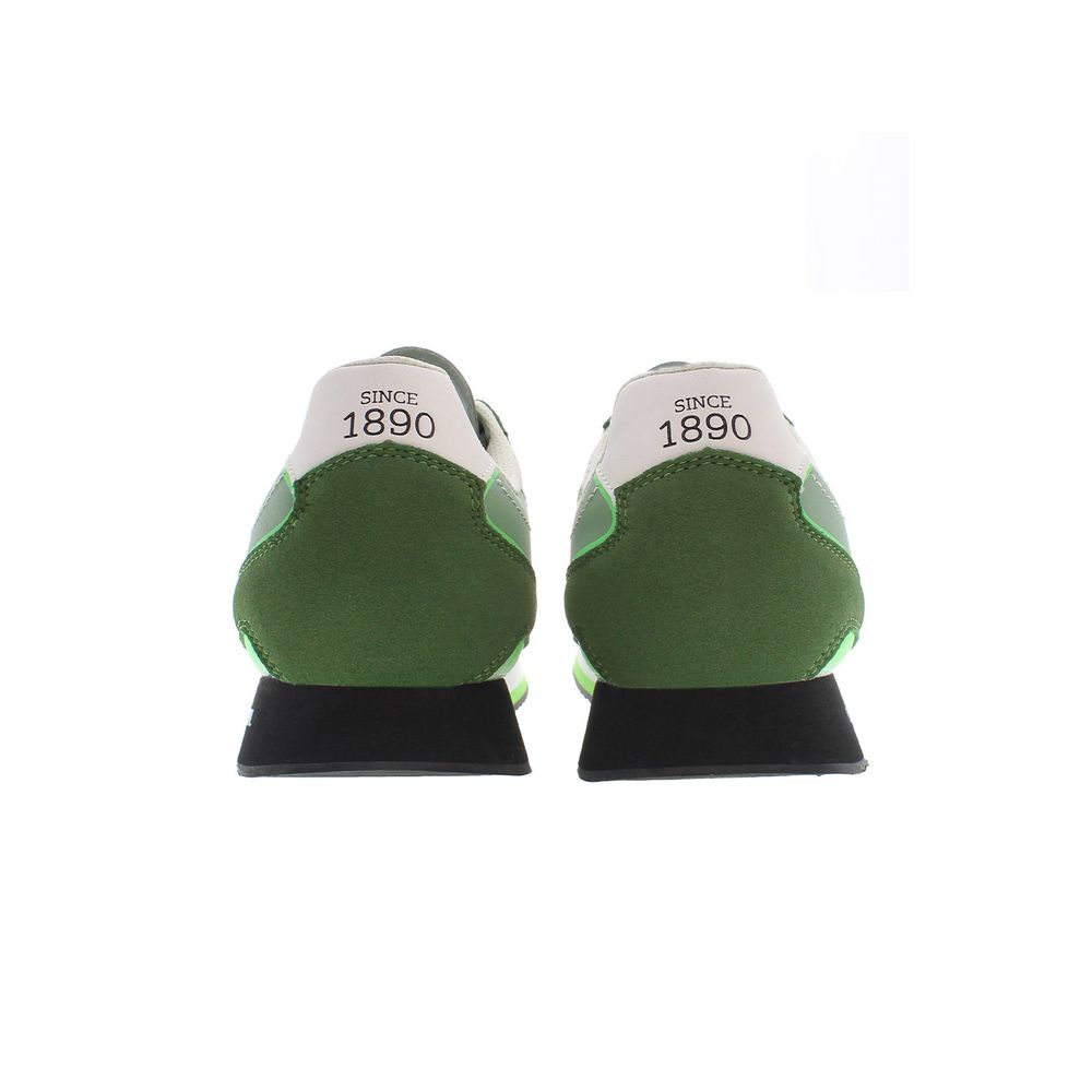 U.S. POLO ASSN. Sleek Green Sneakers with Iconic Logo Accents U.S. POLO ASSN.