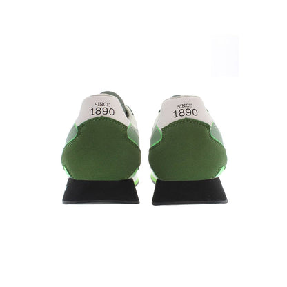 U.S. POLO ASSN. Sleek Green Sneakers with Iconic Logo Accents U.S. POLO ASSN.