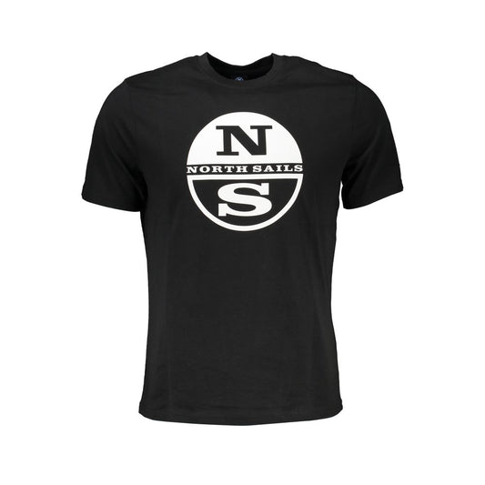 North Sails Black Cotton T-Shirt North Sails