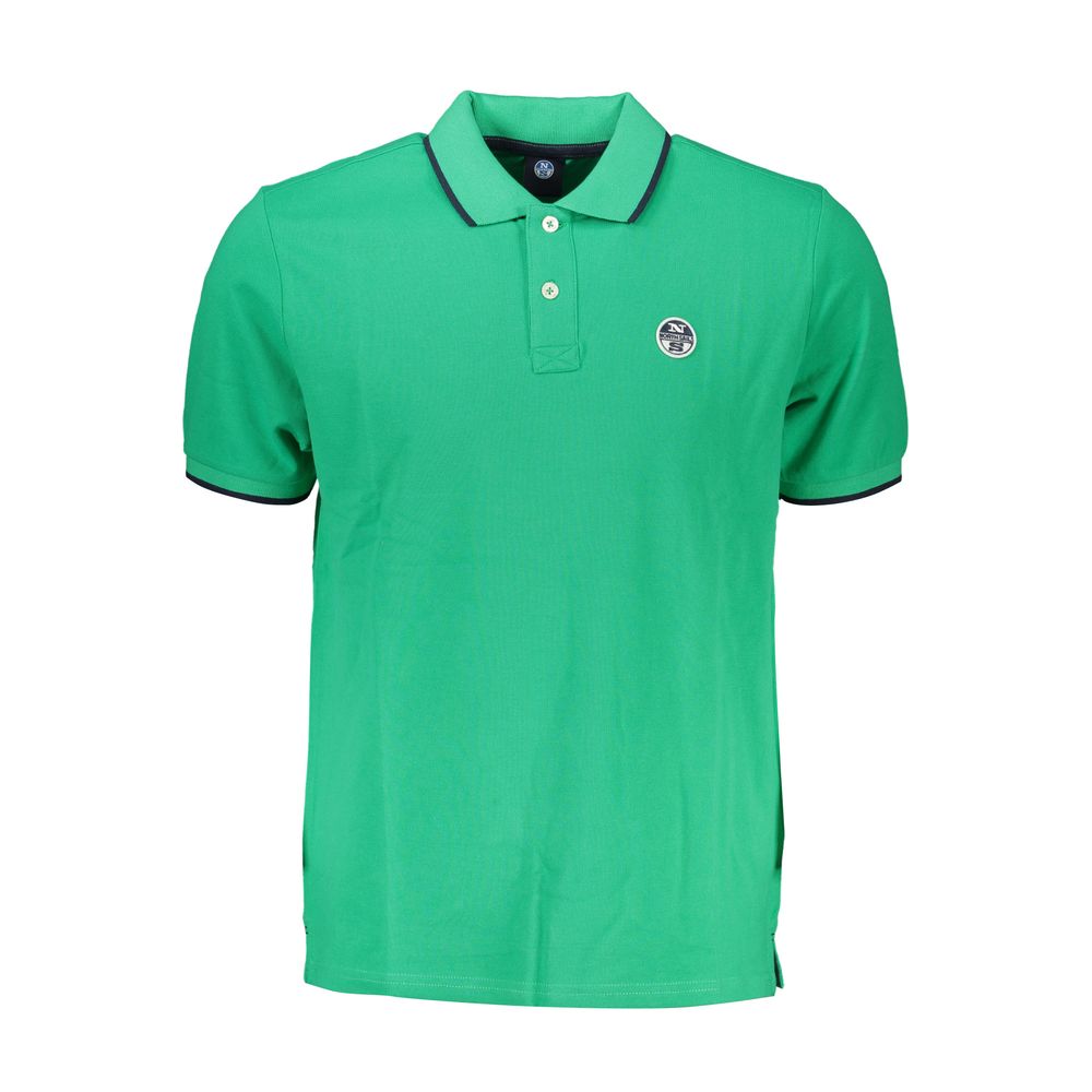 North Sails Green Cotton Polo Shirt North Sails