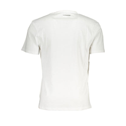 Bikkembergs White Cotton T-Shirt Bikkembergs