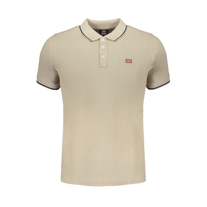 Norway 1963 Beige Cotton Polo Shirt Norway 1963