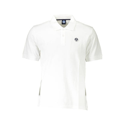 North Sails Elegant White Short-Sleeved Polo for Men North Sails