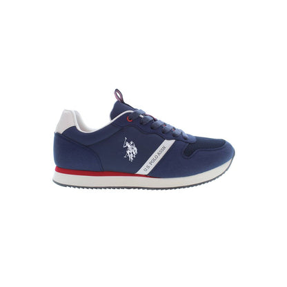 U.S. POLO ASSN. Sleek Blue Lace-Up Sports Sneakers U.S. POLO ASSN.