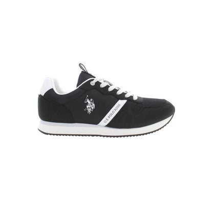 U.S. POLO ASSN. Sleek Black Sneakers with Contrast Accents U.S. POLO ASSN.