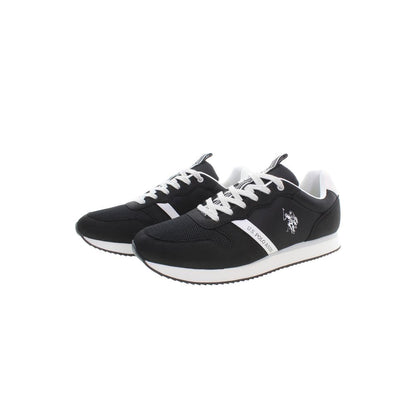 U.S. POLO ASSN. Sleek Black Sneakers with Contrast Accents U.S. POLO ASSN.