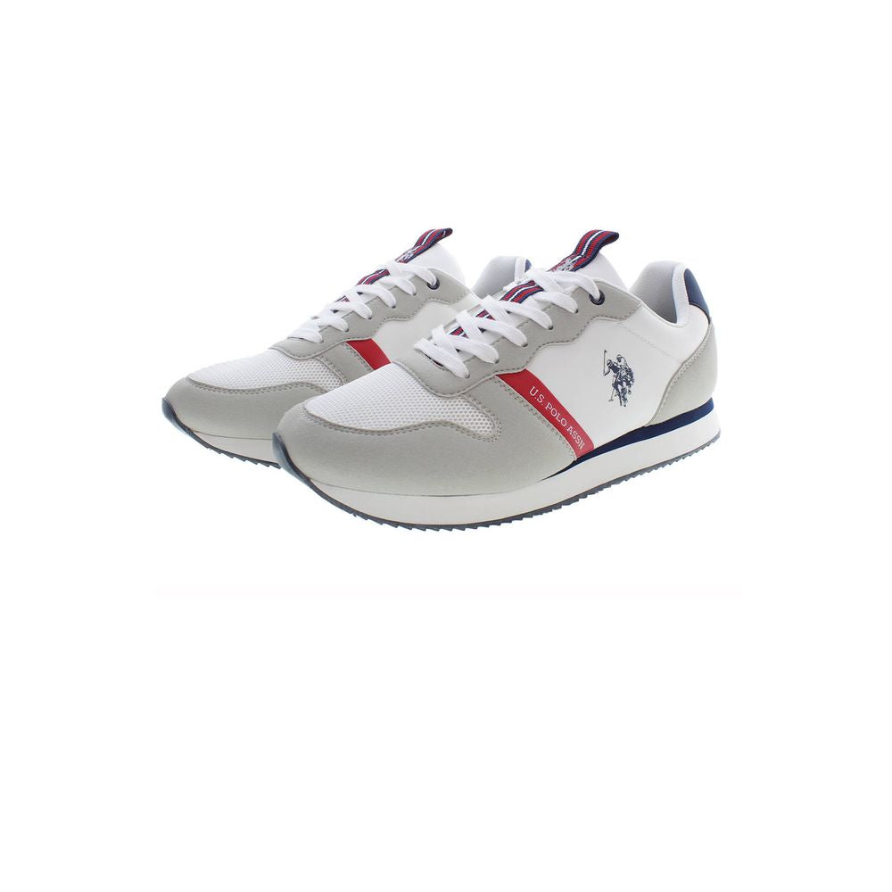 U.S. POLO ASSN. Sleek White Sneakers with Contrast Detailing U.S. POLO ASSN.