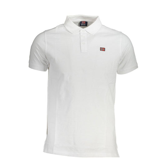 Norway 1963 White Cotton Polo Shirt Norway 1963