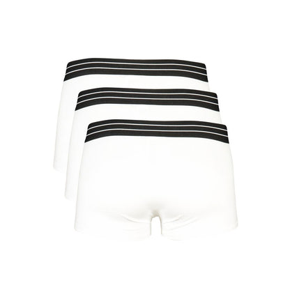 Cavalli Class White Cotton Underwear Cavalli Class