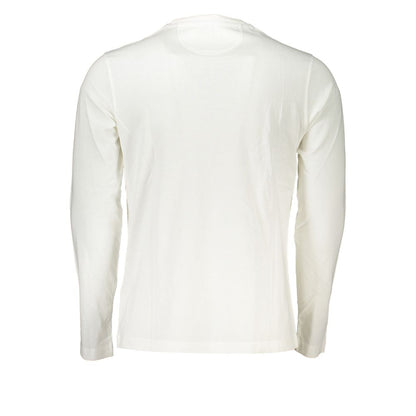 La Martina Chic Crew Neck Embroidered White Tee La Martina