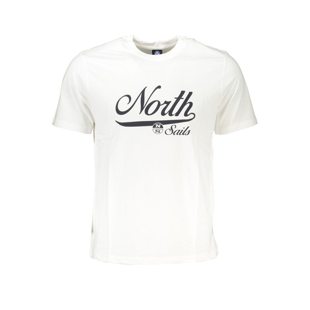 North Sails White Cotton T-Shirt North Sails