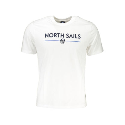 North Sails White Cotton T-Shirt North Sails