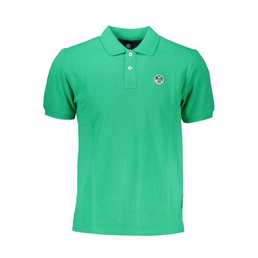 North Sails Green Cotton Polo Shirt North Sails