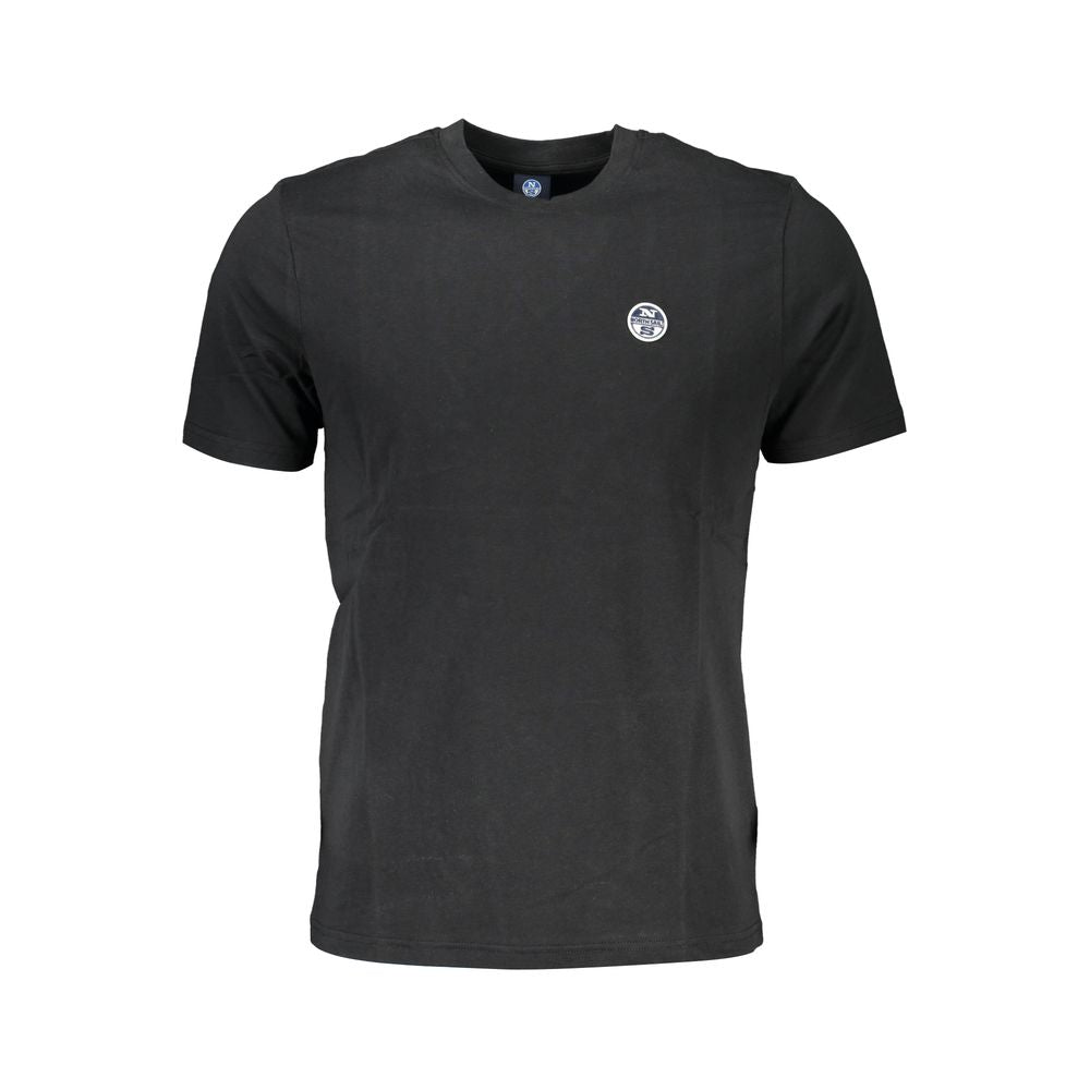 North Sails Black Cotton T-Shirt North Sails