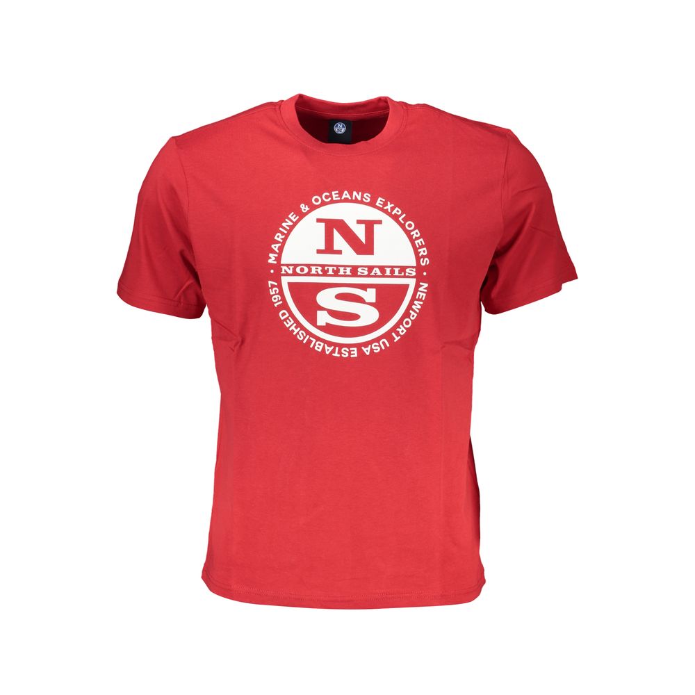 North Sails Red Cotton T-Shirt North Sails