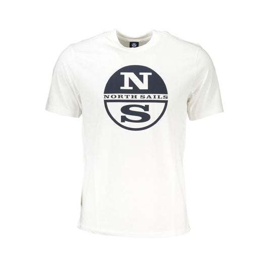 North Sails White Cotton T-Shirt North Sails