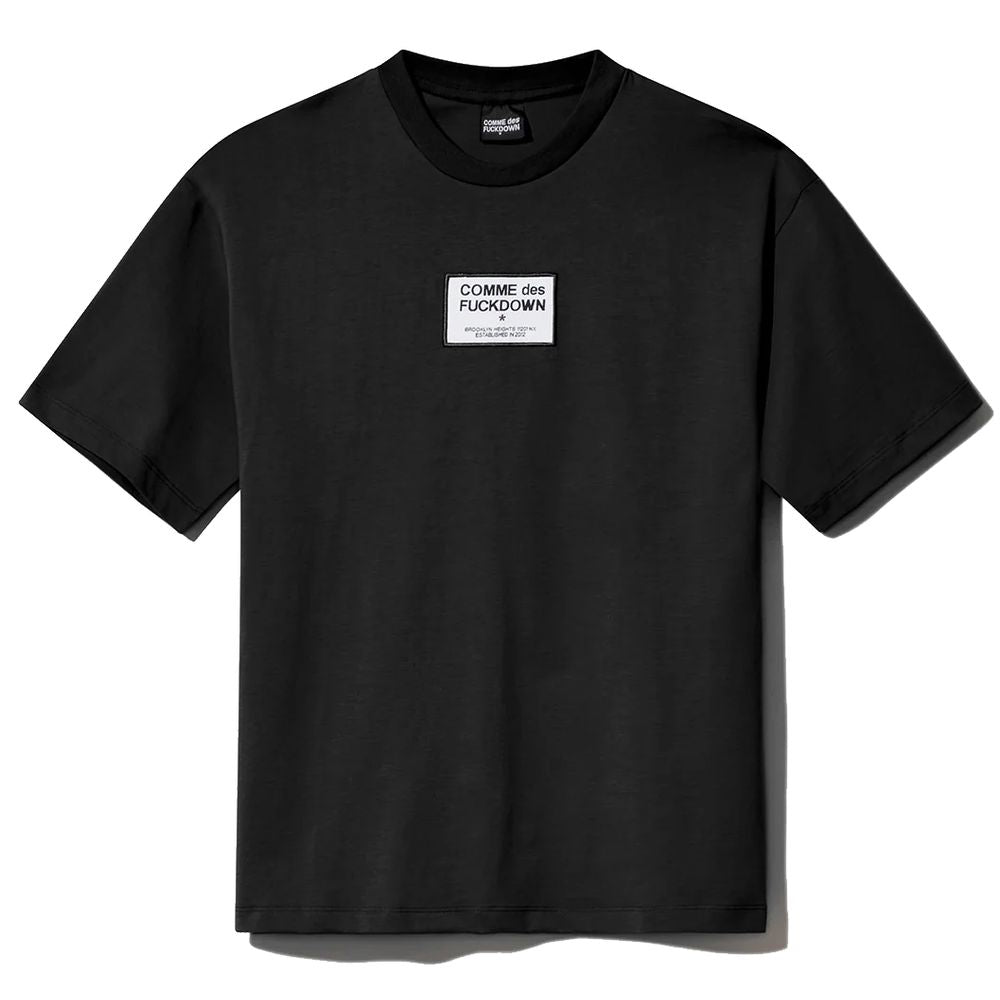 Comme Des Fuckdown Black Cotton T-Shirt Comme Des Fuckdown