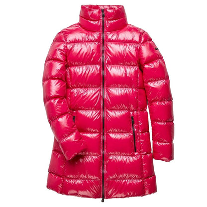 Refrigiwear Fuchsia Shimmer Long Down Jacket Refrigiwear