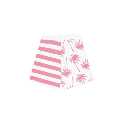 Comme Des Fuckdown Chic Pink Striped Drawstring Shorts Comme Des Fuckdown