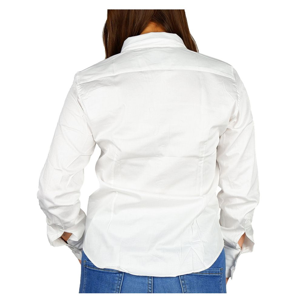 Made in Italy Elegant Satin Cotton Milano Shirt Made in Italy