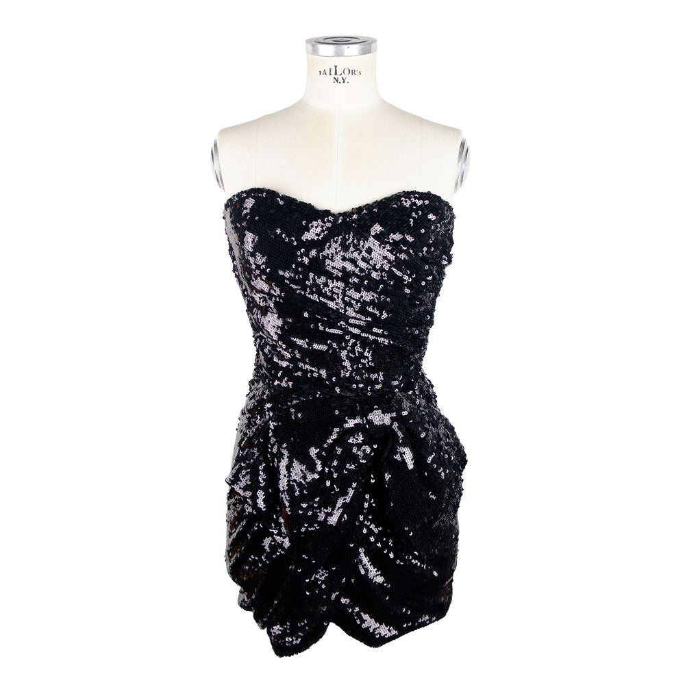 Elisabetta Franchi Sleeveless Sequined Bow Dress Elisabetta Franchi