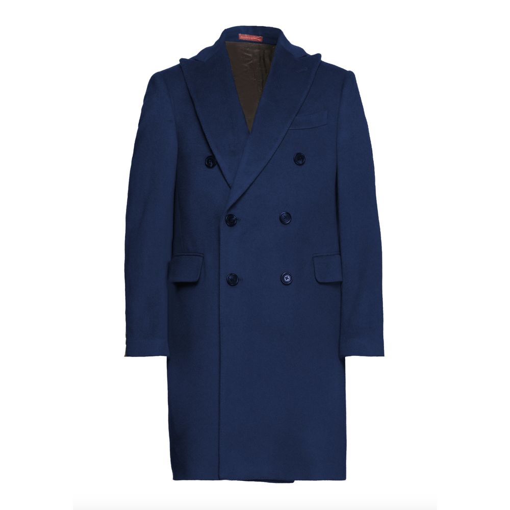 Elegant Dark Blue Borgia Coat Borgia