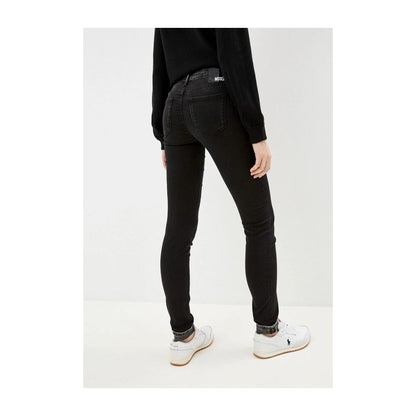 Love Moschino Elegant Black Stretch Slim Jeans Love Moschino