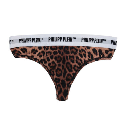 Philipp Plein Chic Leopard Print Thong Duo for Women Philipp Plein