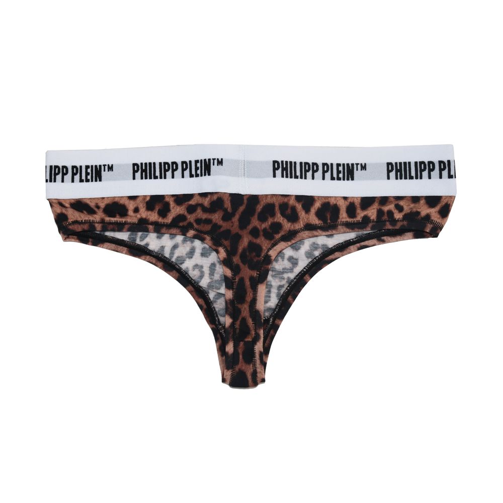 Philipp Plein Chic Leopard Print Thong Duo for Women Philipp Plein