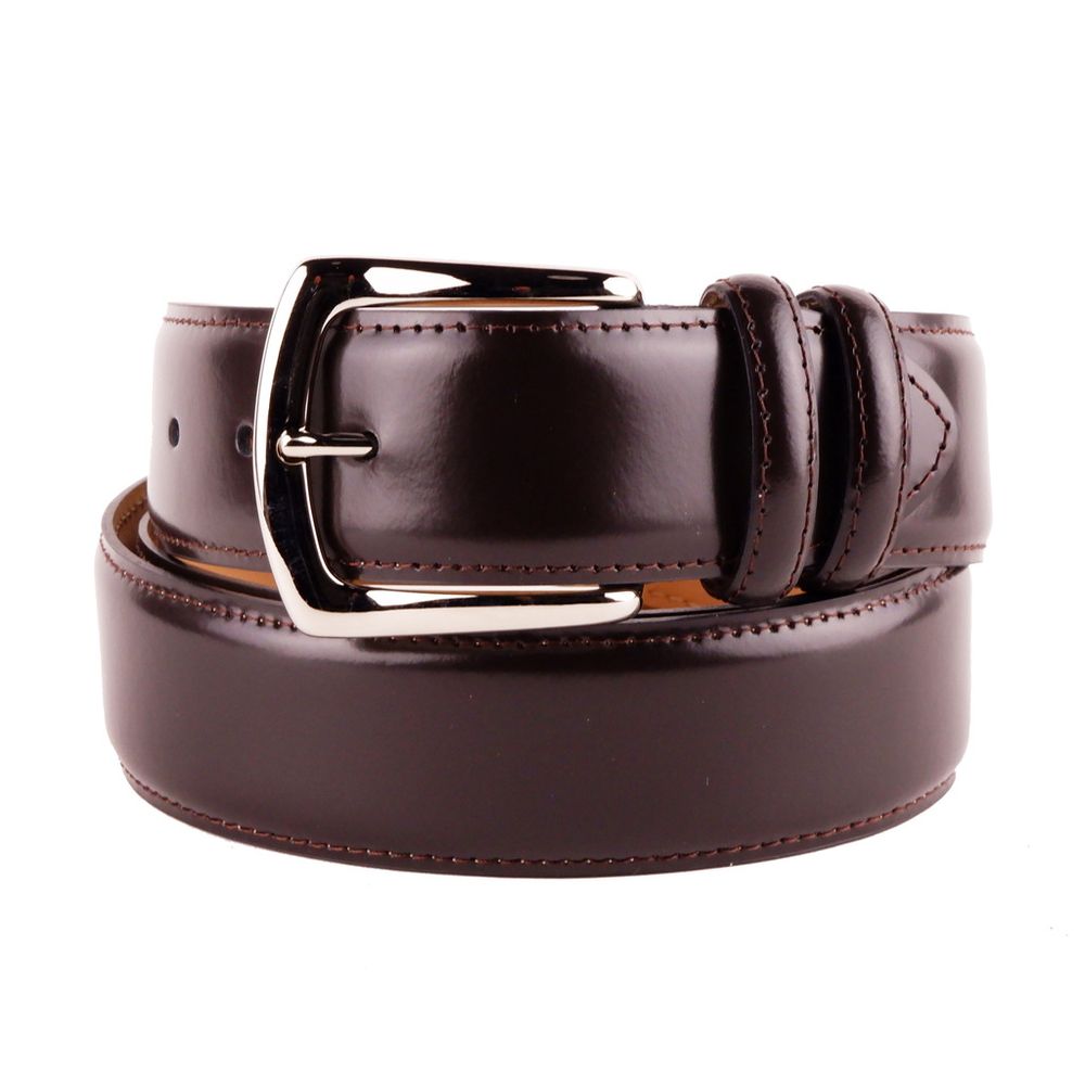 Made in Italy Elegant Milano Leather Belt Quartet Made in Italy