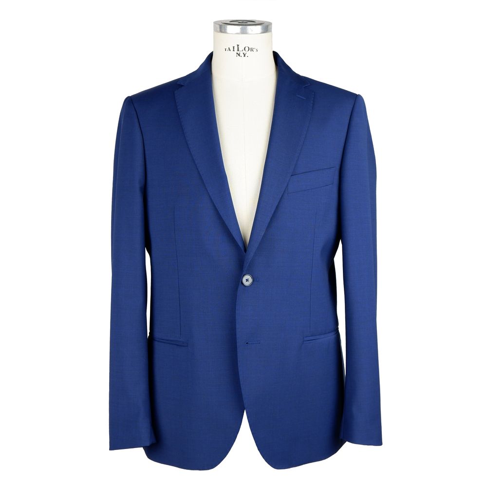 Emilio Romanelli Elegant Two-Button Men's Suit in Blue Emilio Romanelli