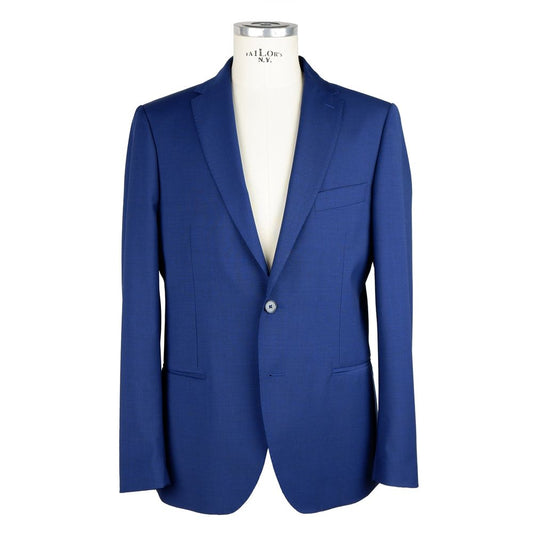 Emilio Romanelli Elegant Two-Button Men's Suit in Blue Emilio Romanelli