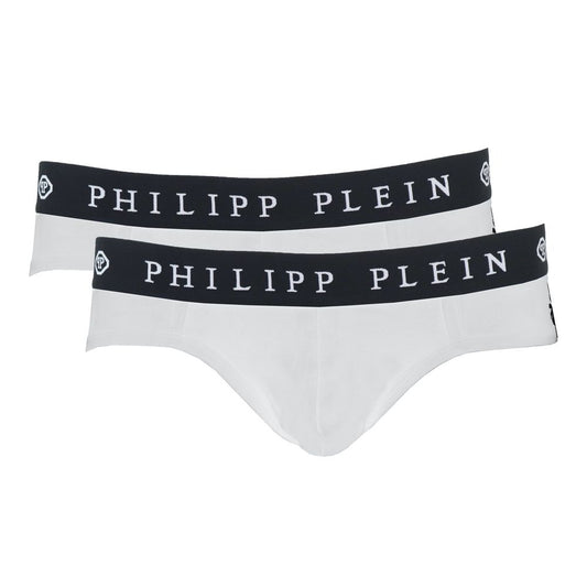 Philipp Plein Elevated White Boxer Shorts Twin-Pack Philipp Plein