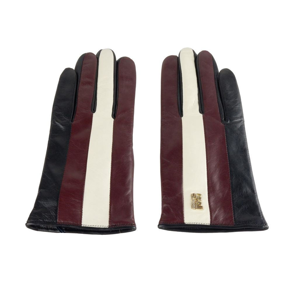 Cavalli Class Elegant Lambskin Leather Gloves Cavalli Class