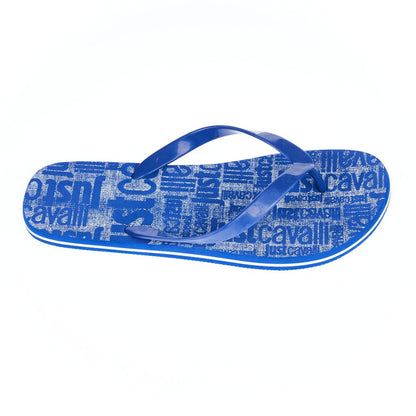 Just Cavalli Light Blue EVA Men Sandal Just Cavalli